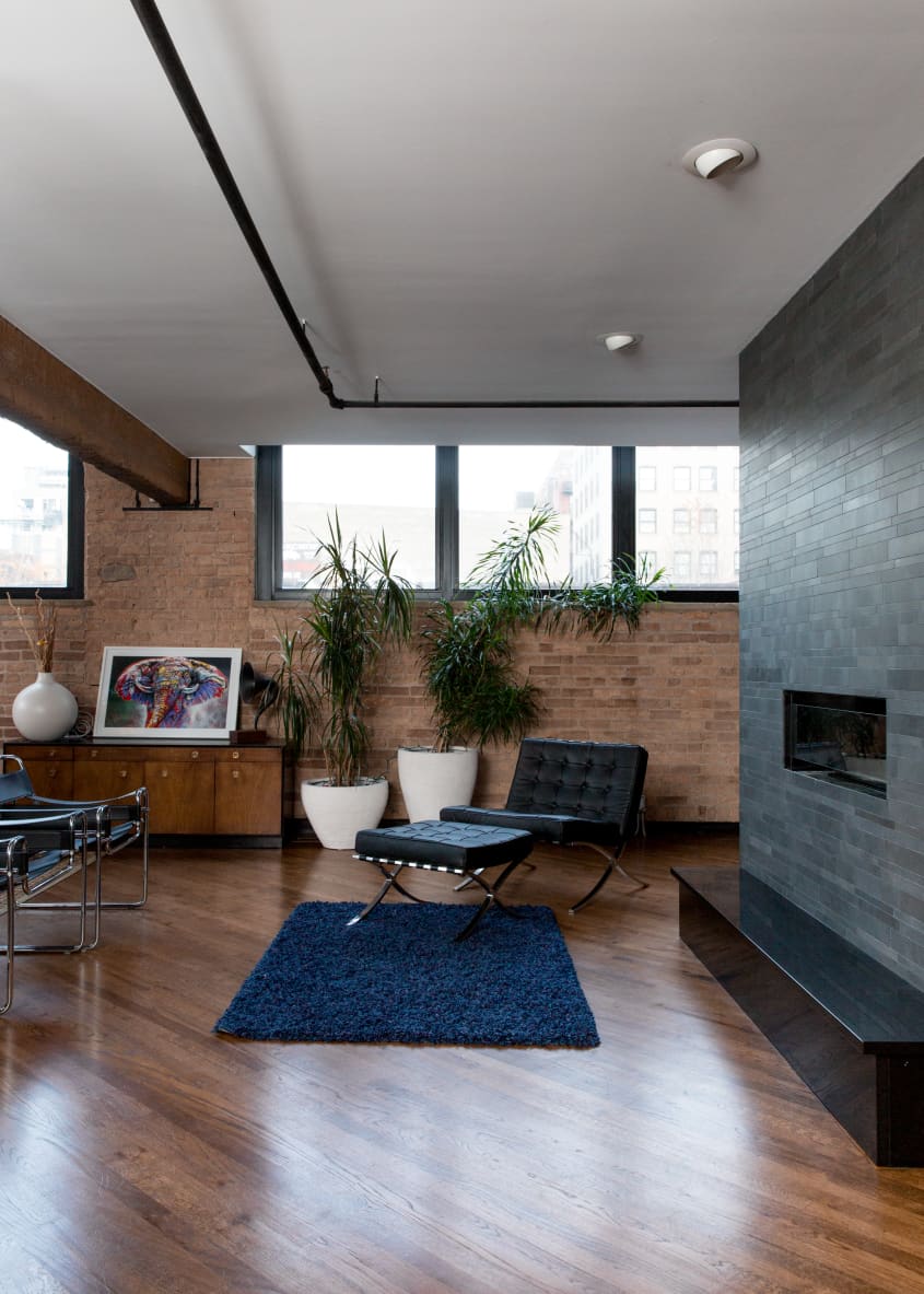Image showcasing Warm Industrial Remodeled Chicago Loft Tour | Apartment Therapy